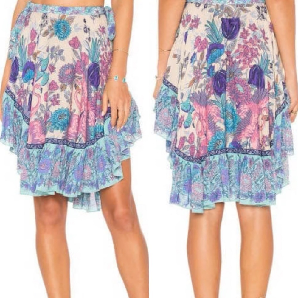 NWT Spell Gypsy Collective Siren Song Skirt Bohemian Boho Revolve Size XS Hippie